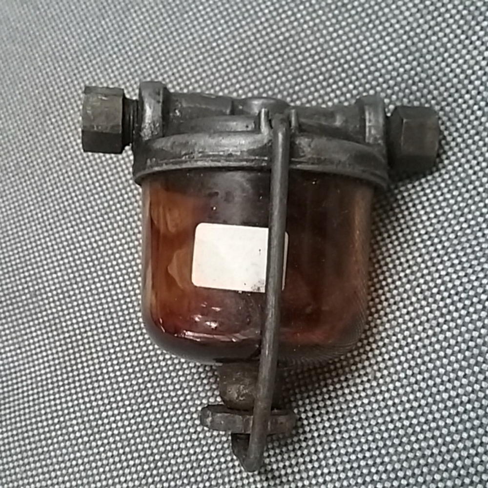 VTG  ORIGINAL glass 58-62 corvette fuel filter